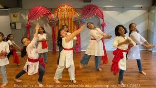 MORYA RE BAPPA- KIDS DANCE- RITU'S DANCE SURAT.  JOIN OUR ONLINE CLASSES- what's msg 98253 73973