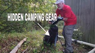 Stealth Camping  -  Modified Golf Bag for Overnight Stealth Camp