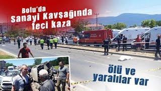 BOLU’DAKİ FECİ KAZADA 2 KİŞİ ÖLDÜ, 3 KİŞİ YARALANDI (02.07.2024)