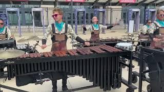 Music City Drum and Bugle Corps Front Ensemble in the Lot - 2024 DCI World Championship Semifinals