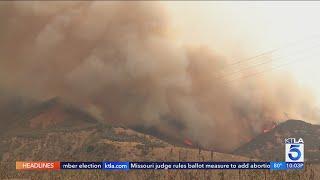 Line Fire explodes to over 20,000 acres in San Bernardino County