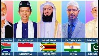 Famous Muslim Preachers From Different Countries