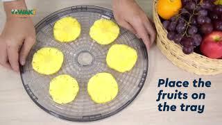 Waki mart Food Dehydrator Video