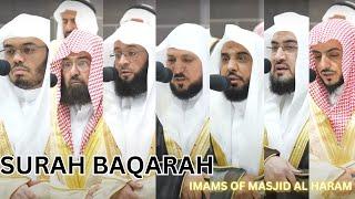 NO ADS | Surah Baqarah By Imams of Masjid Al-Haram (full) With English Translation