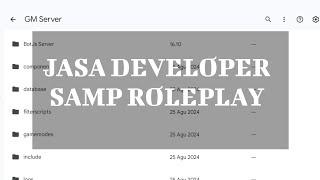 Jasa Developer Gta Samp Roleplay | Gta Samp Roleplay Indonesia