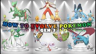 How To Evolve Every Pokemon From 3rd Generation