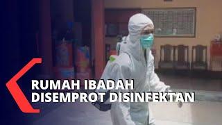 Cegah Corona, Rumah Ibadah di Manado Disemprot Disinfektan