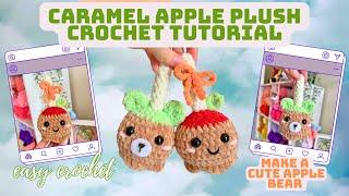 Easy Crochet Caramel Apple Plushie: Amigurumi Tutorial