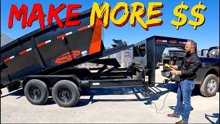 How this Roll off dump trailer EARNS EXTRA Money!