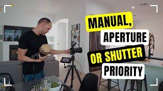 Manual, Aperture, or shutter priority for Real Estate Photography?