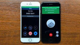 SkyPhone App vs KalamTime Messenger Incoming Call