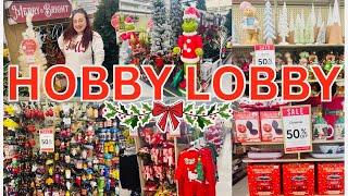 HOBBY LOBBY SHOP W/ ME- LETS LOOK FOR AN ORNAMENT  -WHATS NEW AT HOBBY LOBBY FOR 50% OFF