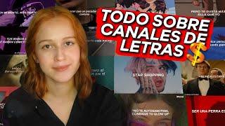 Canales de letras de canciones | Monetizacion, traducción y más