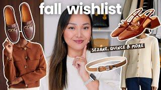 FALL 2024 WISHLIST: Cosy Knitwear, Fall Shoes & Accessories