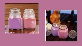 Flipkart smartbuy jar candle review // rose and lavender fragrance candles