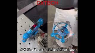 DXTECH-Comparison of continuous laser cleaning machine and pulse cleaning machine in cleaning paint