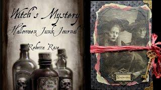 Witch's Mystery - a Halloween Junk Journal - no talking, just creepy piano music (Sold! thank you!)