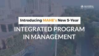 Integrated Program in Management | IPM | 5-Year Program | MAHE