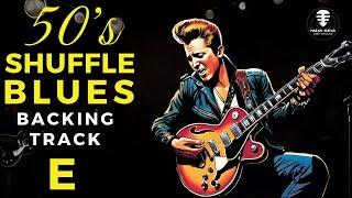 My 50's Shuffle Blues Backing Track Will BLOW Your fingers - Jam in E