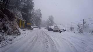 First Snowfall In Shimla - Kufri