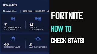 How to See Your Fortnite Stats: Simple Guide!