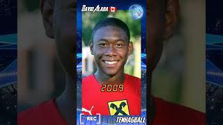 David Alaba evolution  #trending  #footballshorts  #fcbayern #realmadrid