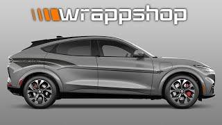 MACH-E Shelby Style Decals Application  | wrappshop.eu