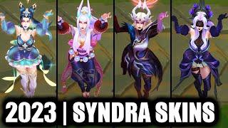 ALL SYNDRA SKINS SPOTLIGHT 2023 | League of Legends