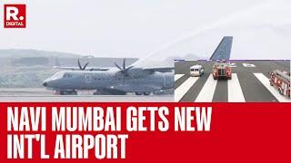 Navi Mumbai Gets New International Airport | IAF Aircraft Makes Landmark Touchdown