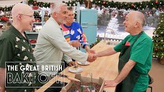 Sir Tony Robinson in tears after Hollywood Handshake | The Great Christmas Bake Off