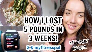 WHAT I EAT IN A DAY TO LOSE WEIGHT | USING MY FITNESS PAL | CALORIE COUNTING DIET | Eilidh Wells