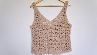 Asombroso!! Teje este Bello Top a crochet paso a paso 