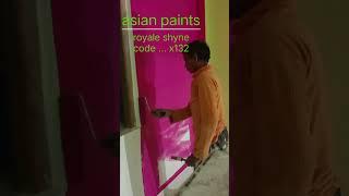 #asian paint  #royale shyne #deep pink #shorts