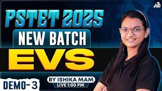 PSTET Exam Preparation 2025 New Batch Demo-3 EVS By Ishika Mam
