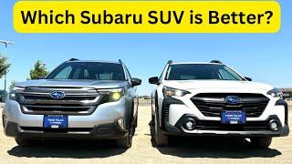 2025 Subaru Forester vs. 2025 Subaru Outback Review