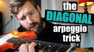 My approach to arpeggios | The 'diagonal' trick!