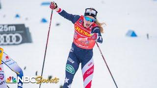 Jessie Diggins' comeback sets up historic World Cup 1-2 | NBC Sports