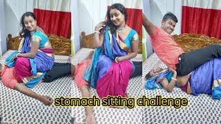 Stomach sitting challenge||challenge video||funny video