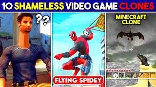 10 *SHAMELESS* Video Game Clones Of Popular Video Games  | WORST Video Game Clones [HINDI]