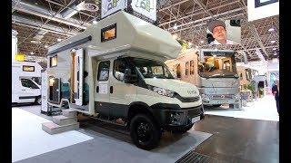 Dopfer 402 A individual RV Iveco Daily 4x4 double cab motorhome Camper walkaround and interior V0061