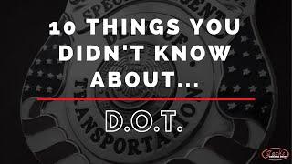 10 Things You Didn't Know About The Department of Transportation