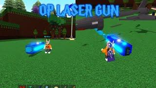 OP Laser Gun Destroys People's Builds... || Roblox Build A Boat For Treasure