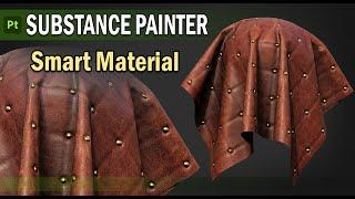 Creating a Leather Armor Smart Material in Substance 3D Painter | leather - Anchor point