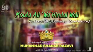 Shadab Razavi-Mix Kalaam- 7 march 2020 Banaras- Moula Ali wa Hindal wali Conference