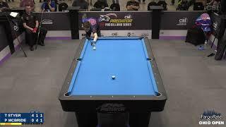 10-BALL ▸ 2021 FargoRate Ohio Open  ▸T.Styer vs P. McBride