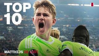 TOP 10 GOALS - Matthijs de Ligt | Our Golden Boy ⭐️