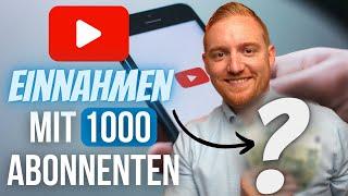 Youtube Einnahmen mit 1000 Abonnenten | Online Geld verdienen mit Youtube (Was verdienen Youtuber?)