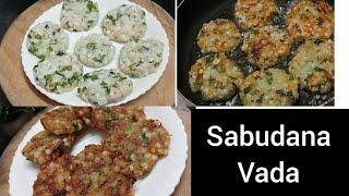 sabudana Vada recipe  साबुदाणा वडा #Rutuja Recipes quick and easy recipe