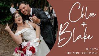 Chloe & Blake tie the knot at The Acre on the Gold Coast