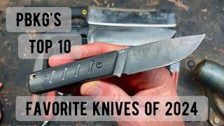 My top 10 (and top 3 overall) favorite knives i reviewed in 2024